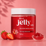 Gelatina Modeladora Jelly - Morango Milkshake